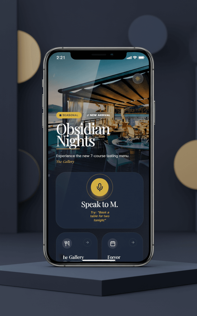 MenuMuse: AI-Powered Restaurant Concierge hero interface